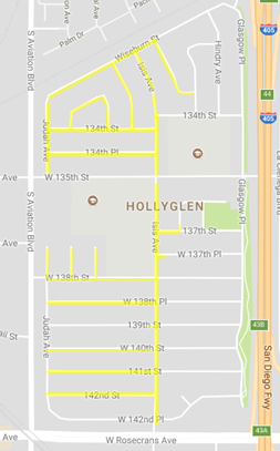 outline of Hawthorne 142nd Street Project